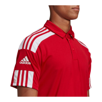 Adidas Squadra 21 Poloshirt Herren - rot/weiß