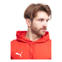 Puma teamGOAL Casuals Hoodie Herren rot weiß